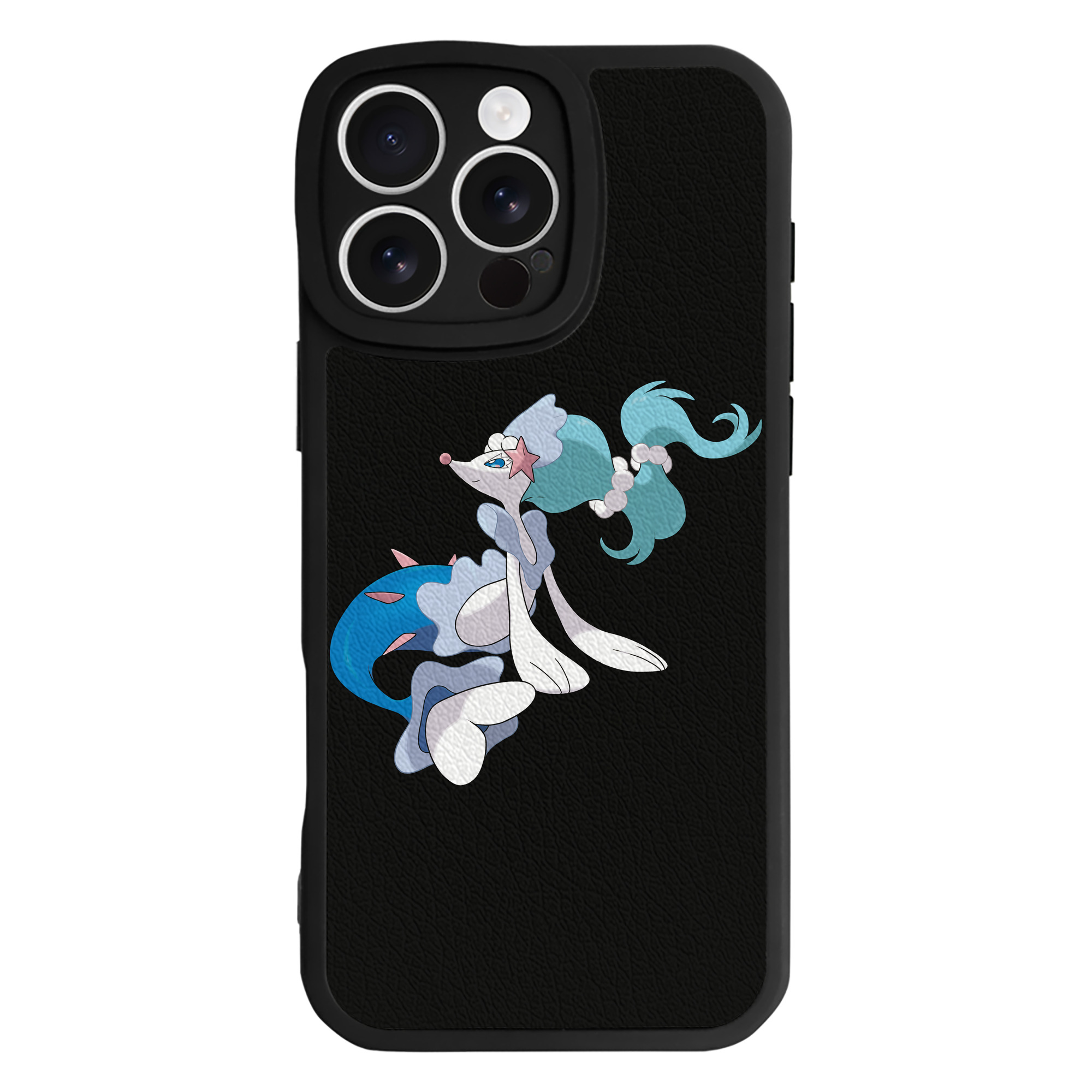 （画像用） ポケットモンスター Pokémon 【iPhone 16シリーズ対応】シリコンスマホケース（レザー調） 材質：シリコン